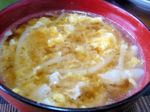 豚肉 もやしの卵とじ味噌汁 レシピ 作り方 By ひろりん1106 楽天レシピ 豚肉 もやしの卵とじ味噌汁 レシピ 作り方 By ひろりん1106 楽天レシピ